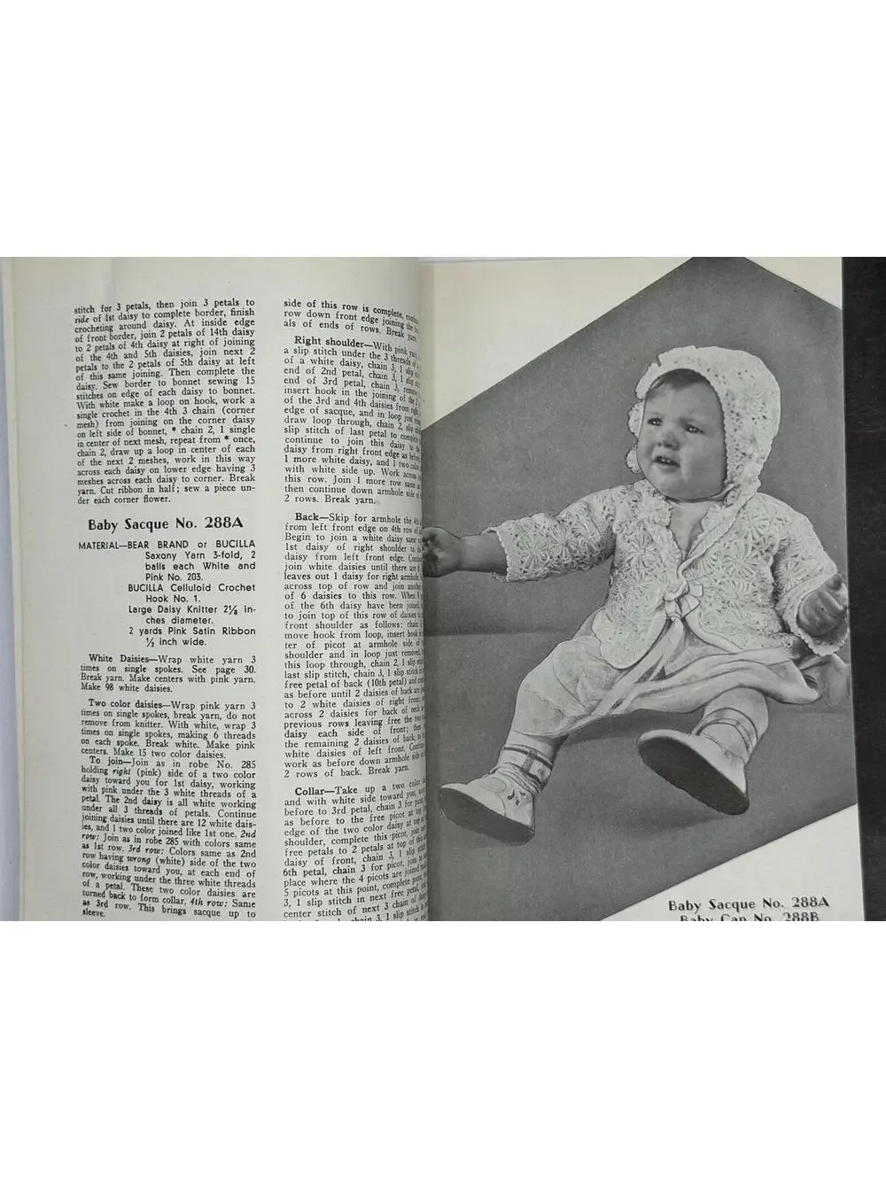 Vintage 1930s Knitting Pattern Booklet, Bucilla Daisy Knitter Creations